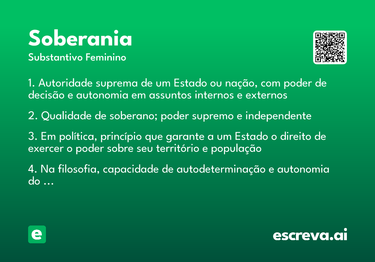 soberania estado