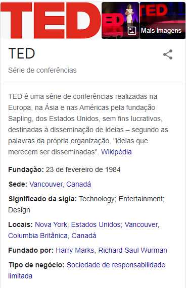 significado de ted transferencia