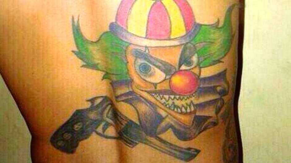 tatuagem palhaço significado facção