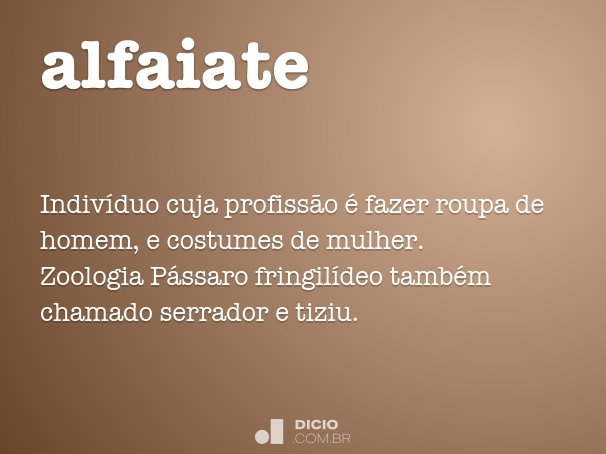 o que faz um alfaiate