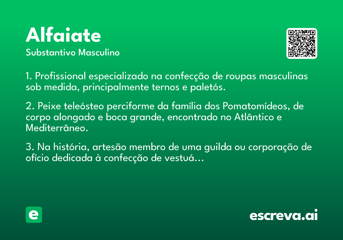 história da alfaiataria