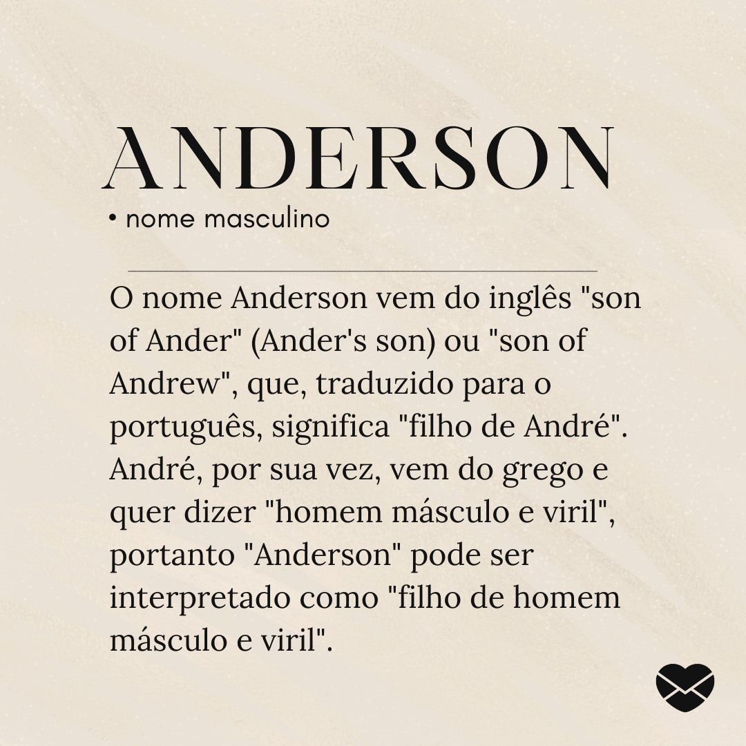 significado de Anderson