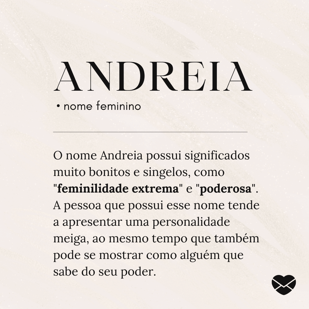 significado de andreia