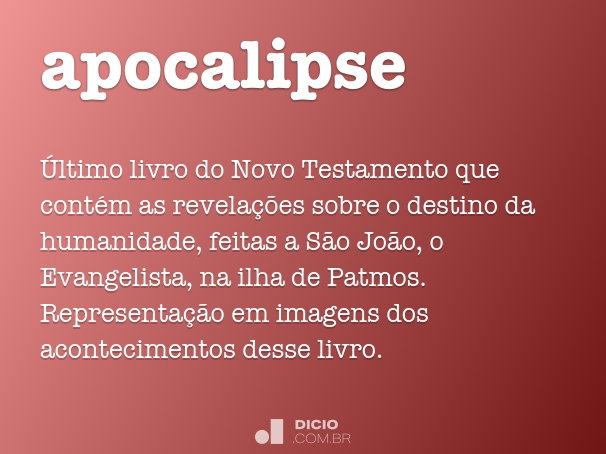 o que significa apocalipse biblico