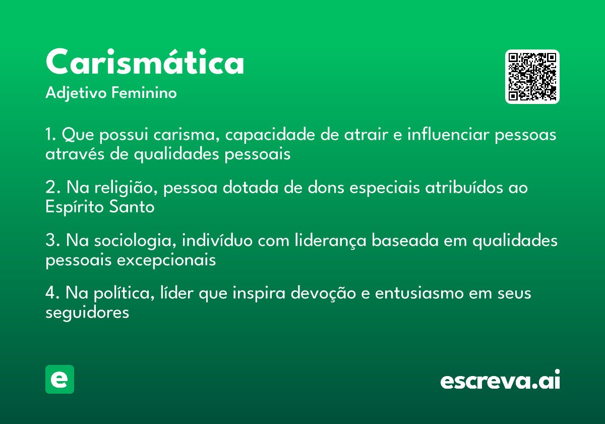 características de pessoas carismáticas