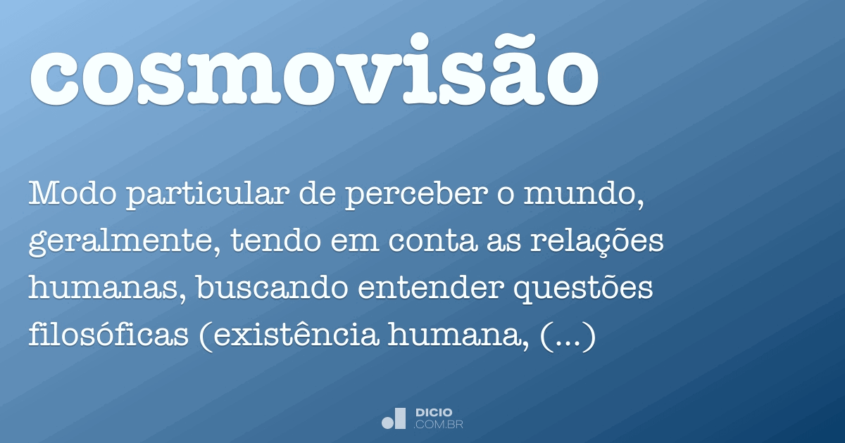 significado de cosmovisão