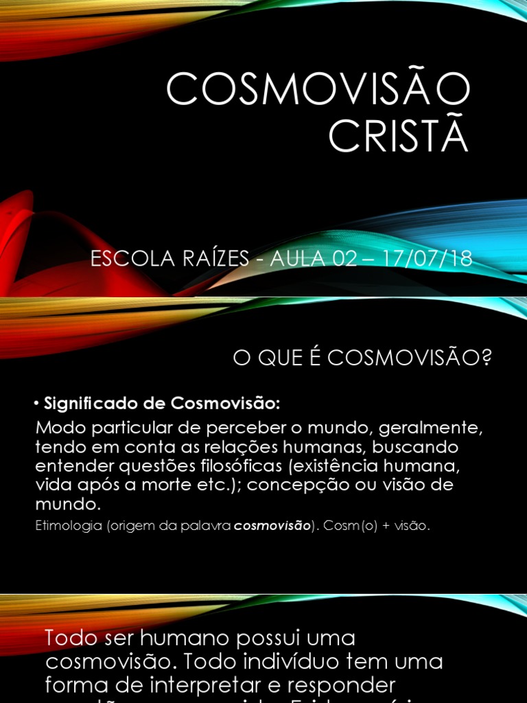 cosmovisão definição