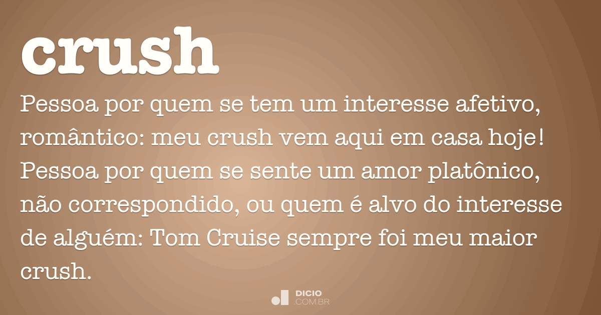 significado de crush