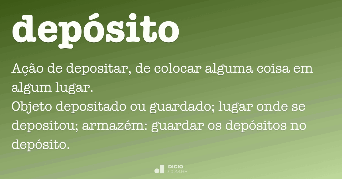 o que é depósito judicial