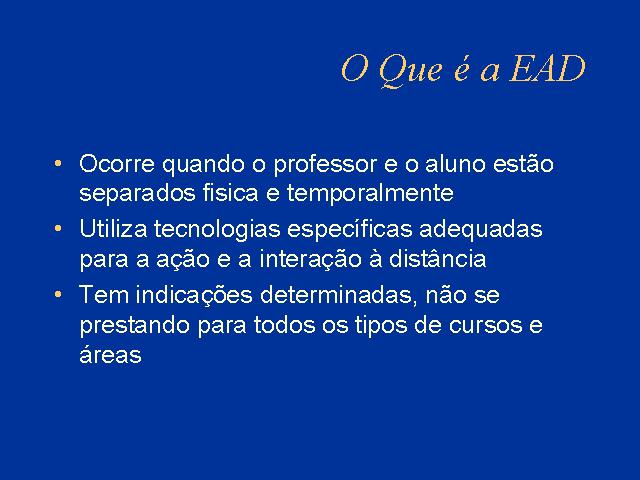 o que é ensino a distância