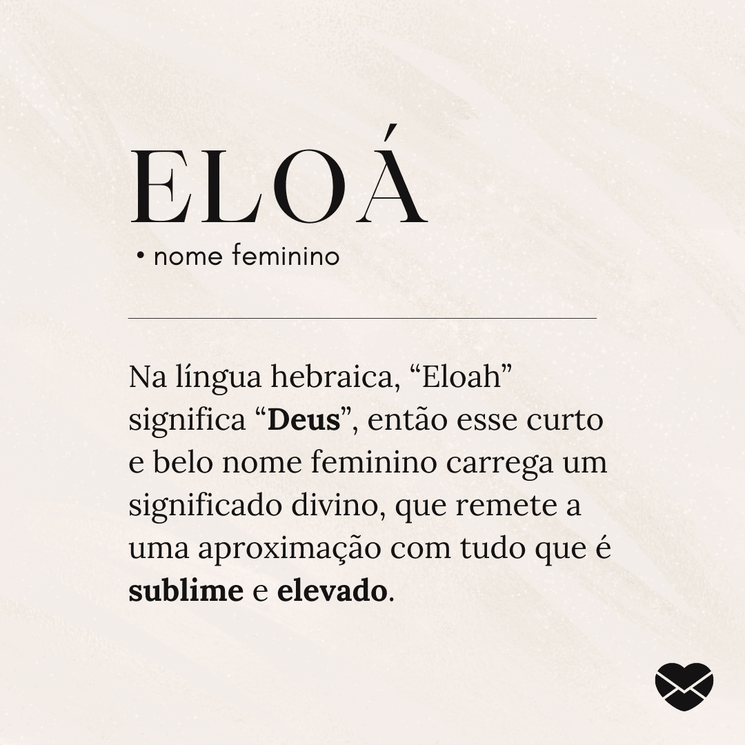 o que significa eloá