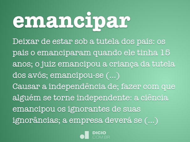 o que é emancipação