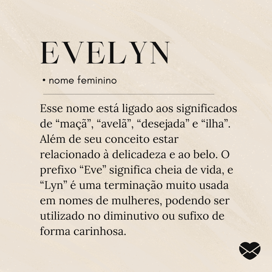 origem do nome evelyn