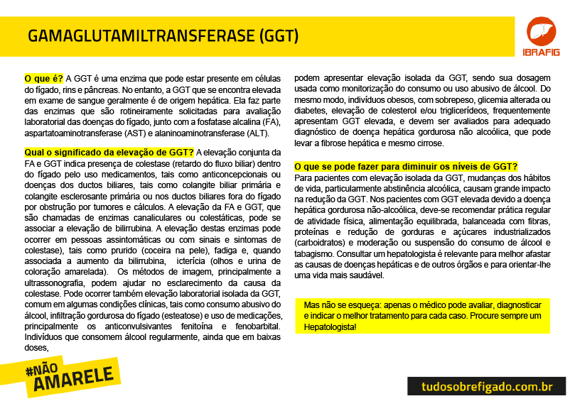 gama gt exame de sangue