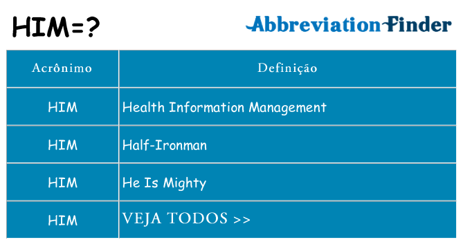 diferença entre he e him