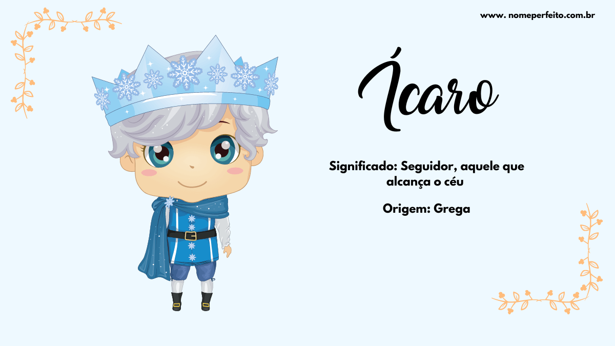 o que significa o nome Ícaro
