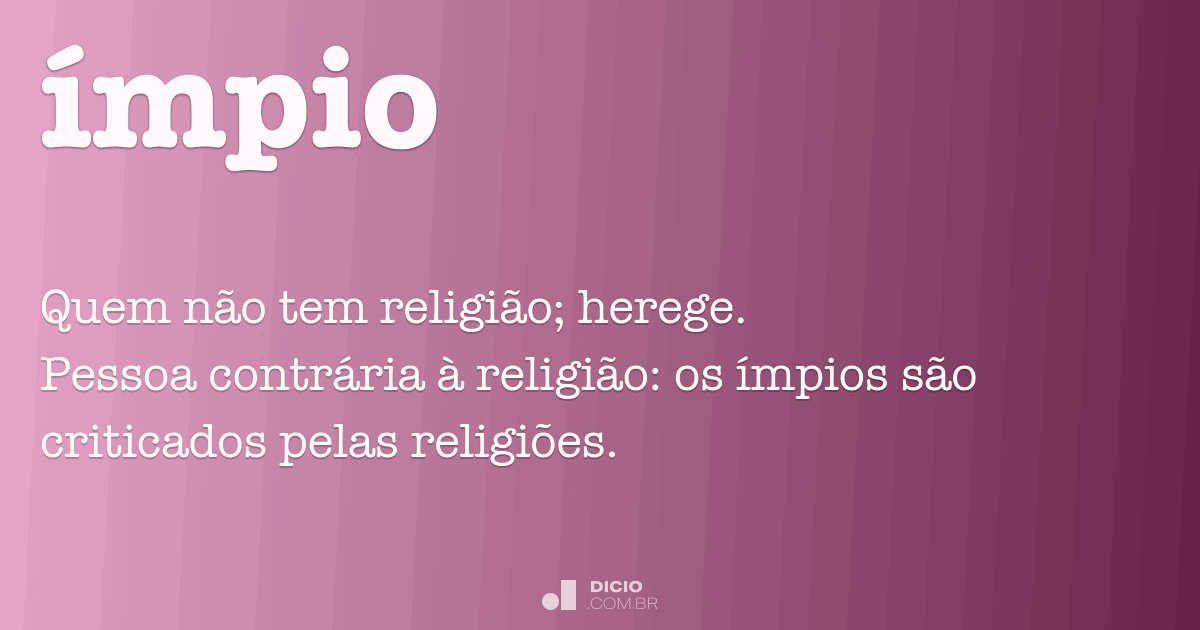 o que significa impios