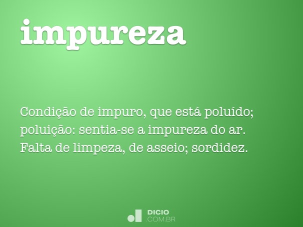 impureza bíblica significado