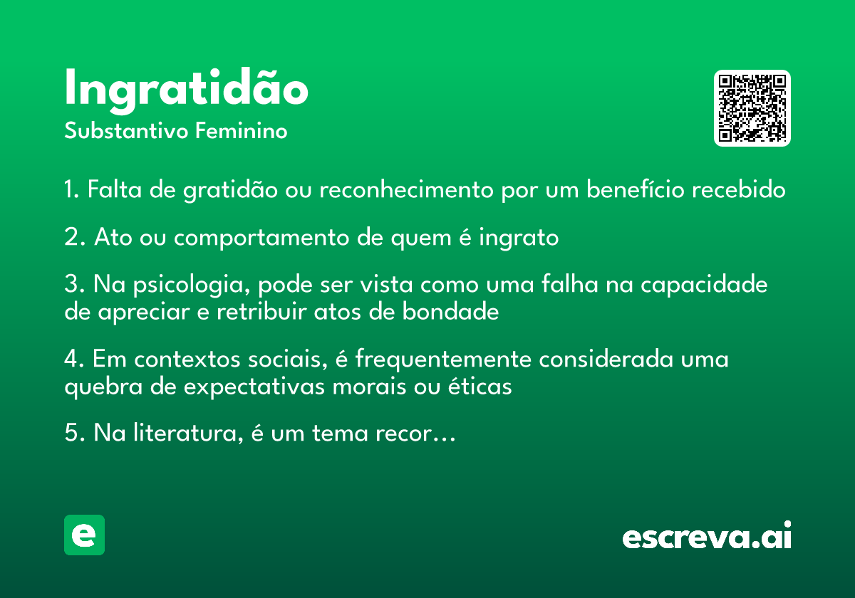 comportamento ingrato