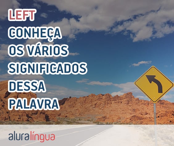 o que significa left em ingles