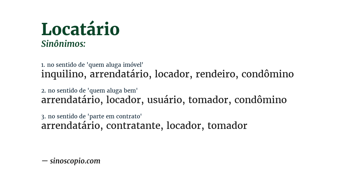 locatário vs. locador: qual a diferença principal
