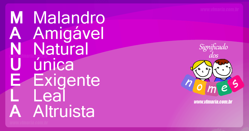 nome manuela hebraico
