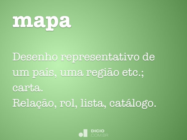 mapa significado
