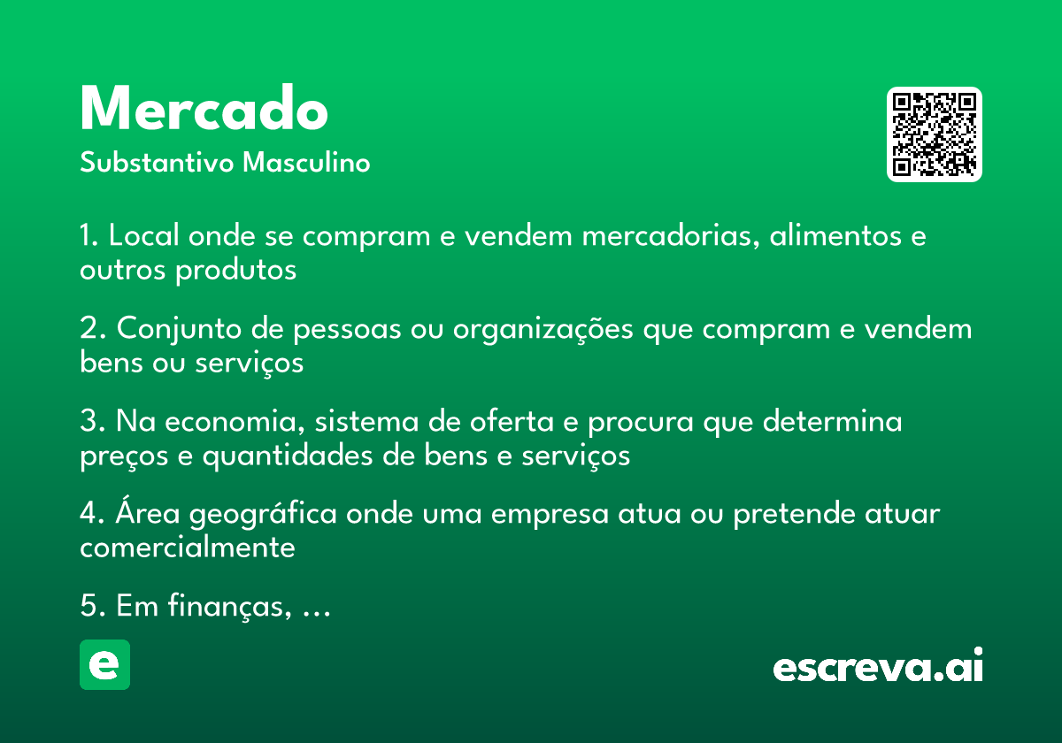 tipos de mercado