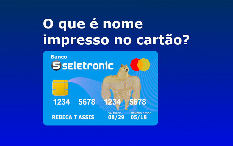 o que significa nome no cartão