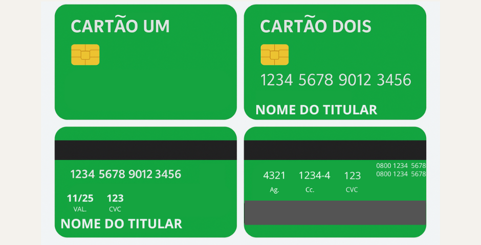 nome do titular do cartão