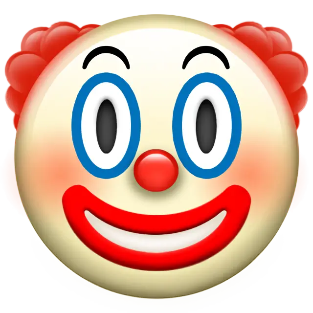 emoji palhaço gíria