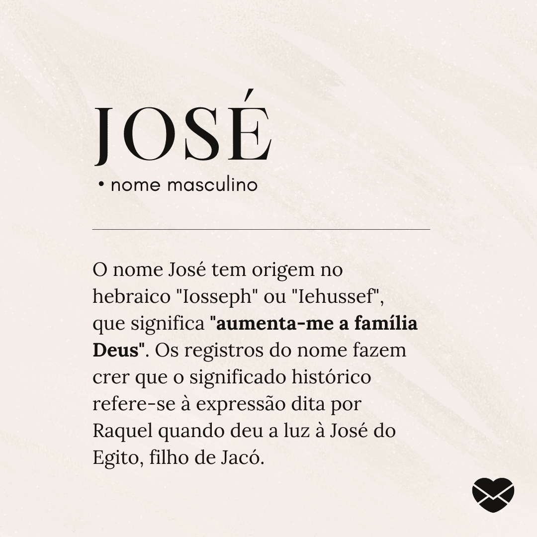 origem do nome jose