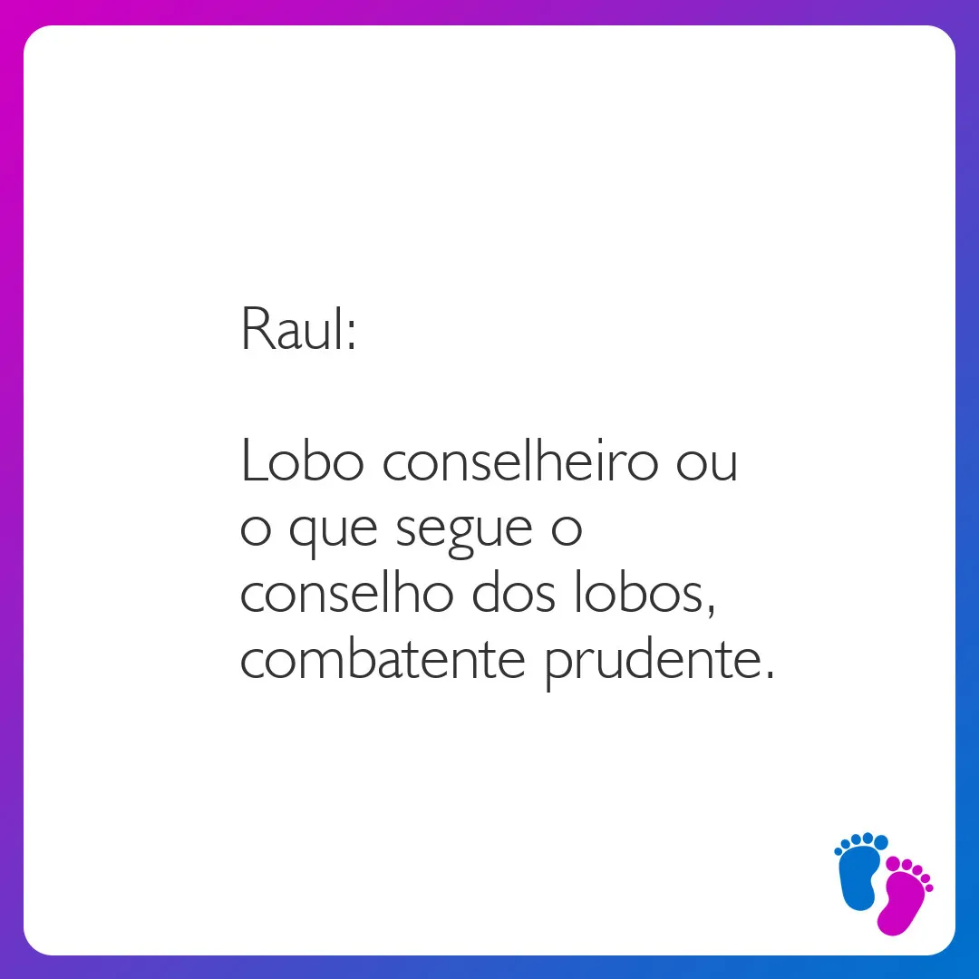 significado de raul
