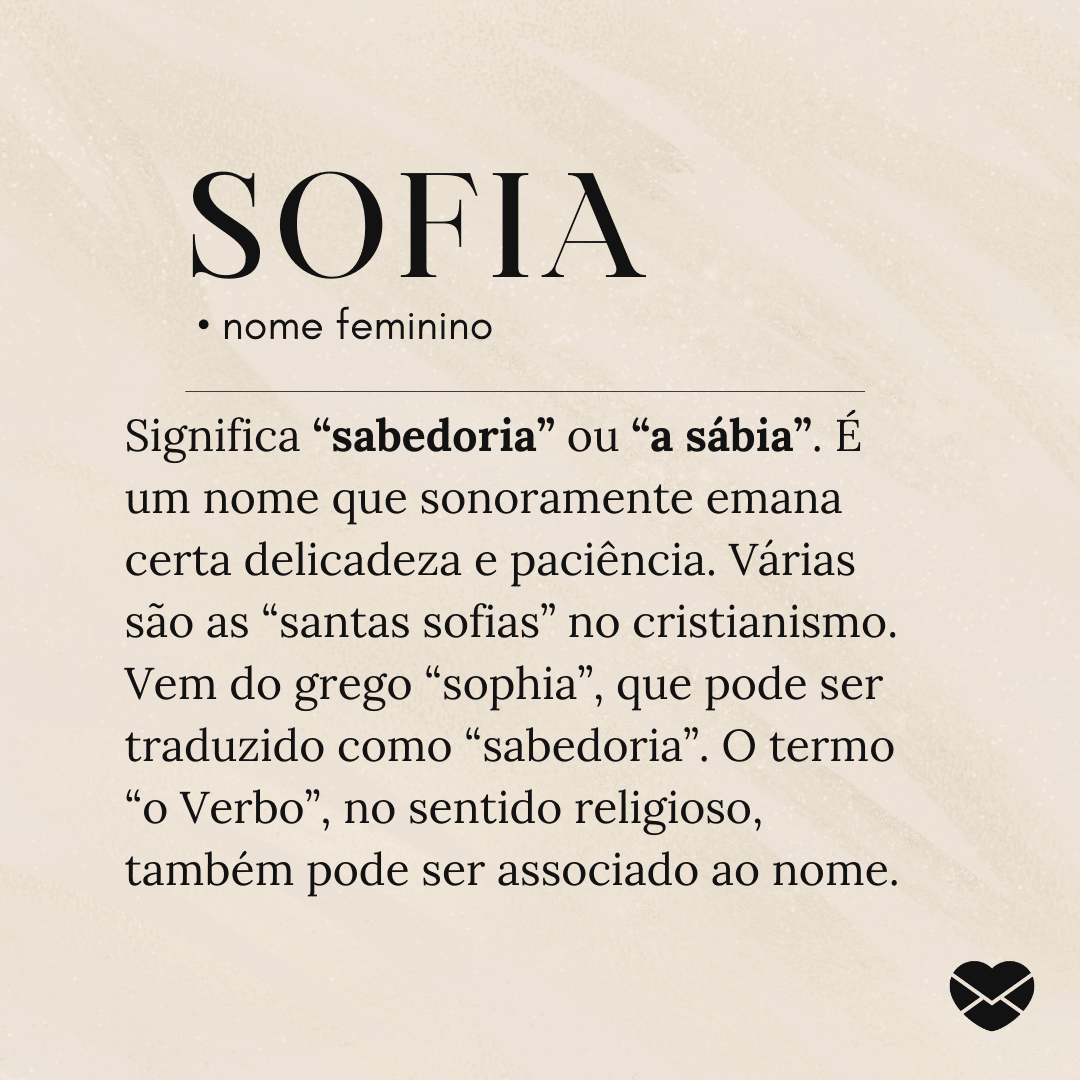 sophia nome grego