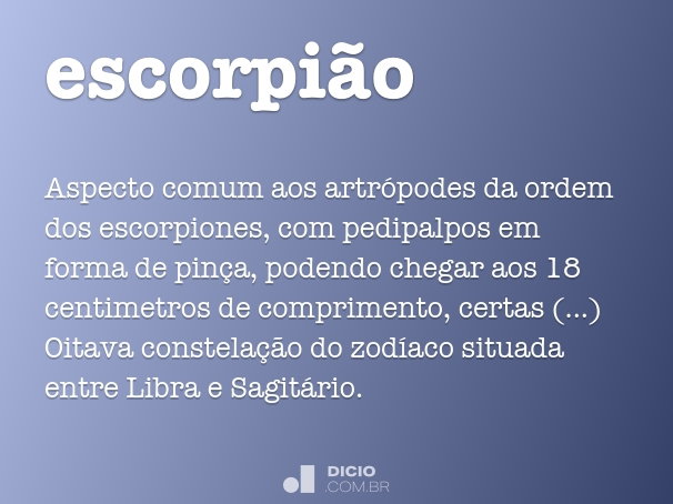 escorpiao data