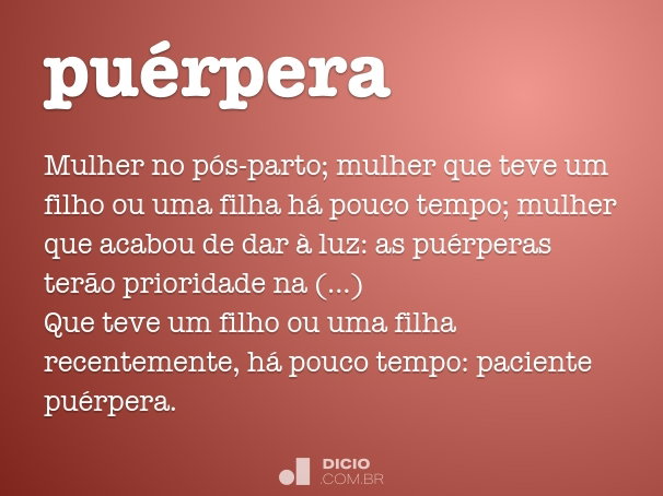 o que é puerpério