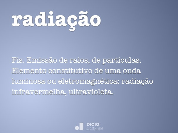 radiação ionizante