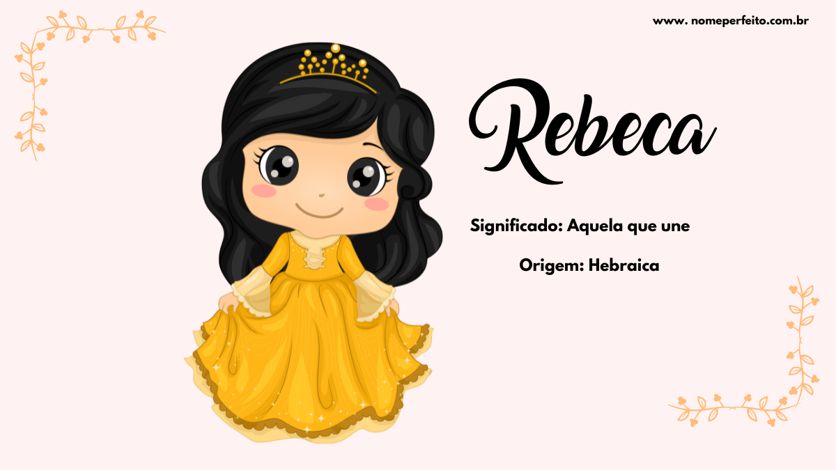 qual o significado do nome rebeca