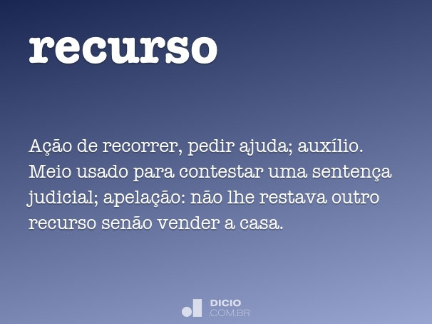 recurso administrativo significado