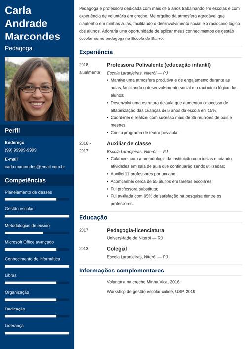 o que é referência pessoal no currículo