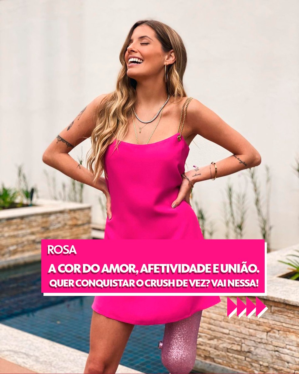 cor rosa na virada do ano