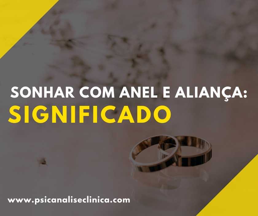sonhar com aliança de casamento na bíblia