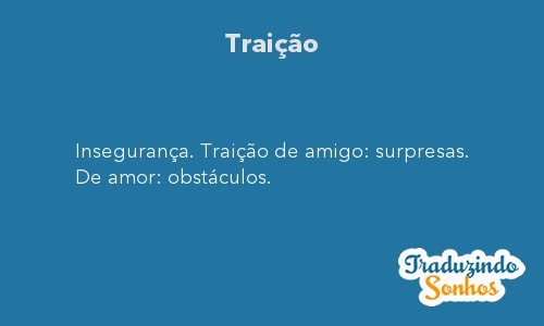 sonhar que estou traindo meu parceiro