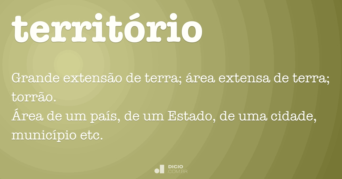 o que é território e exemplos
