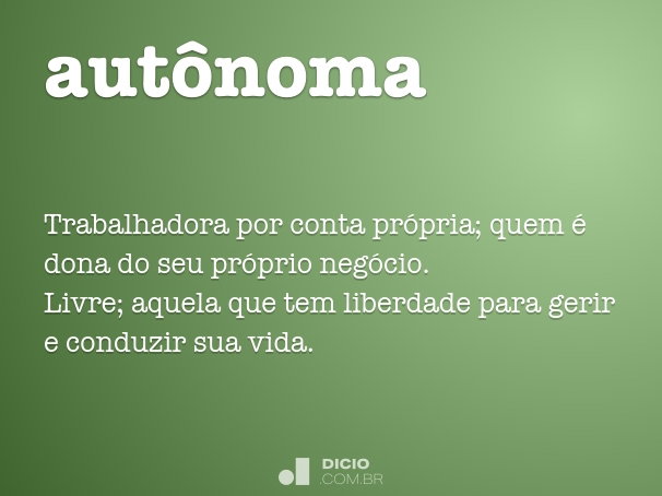 o que é ser autônomo