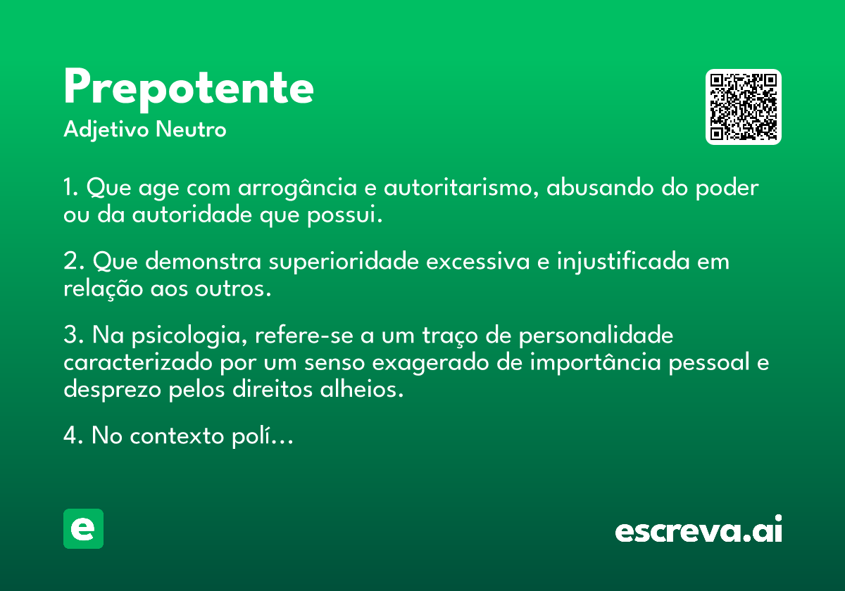 como agir com alguém prepotente