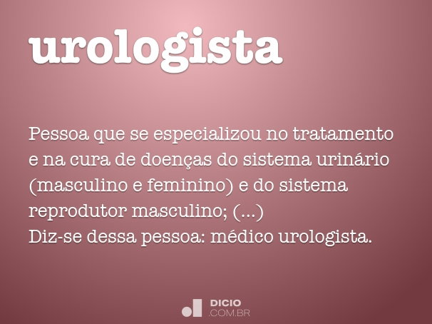 o que significa urologista