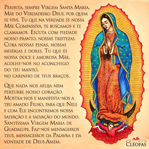 oração a nossa senhora de guadalupe