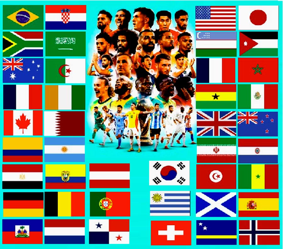 paises que nao vao para copa do mundo