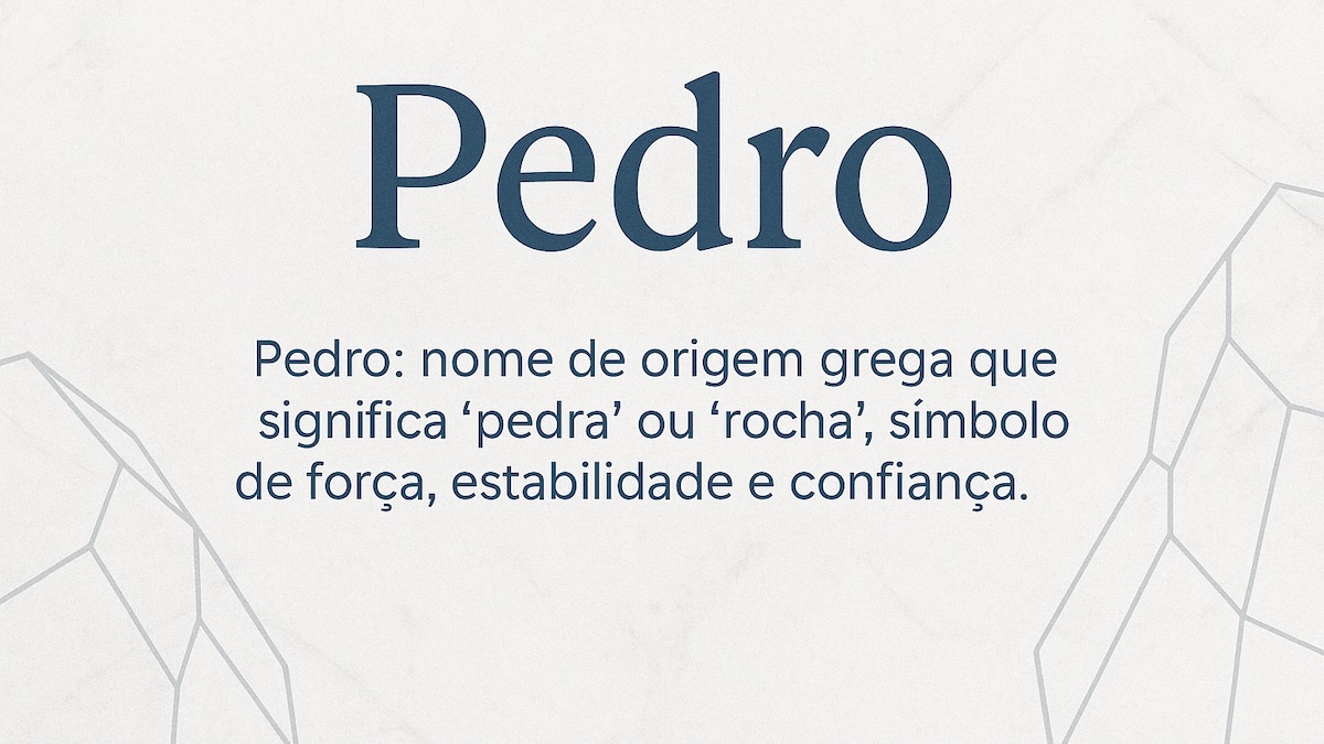 pedro significado bíblico